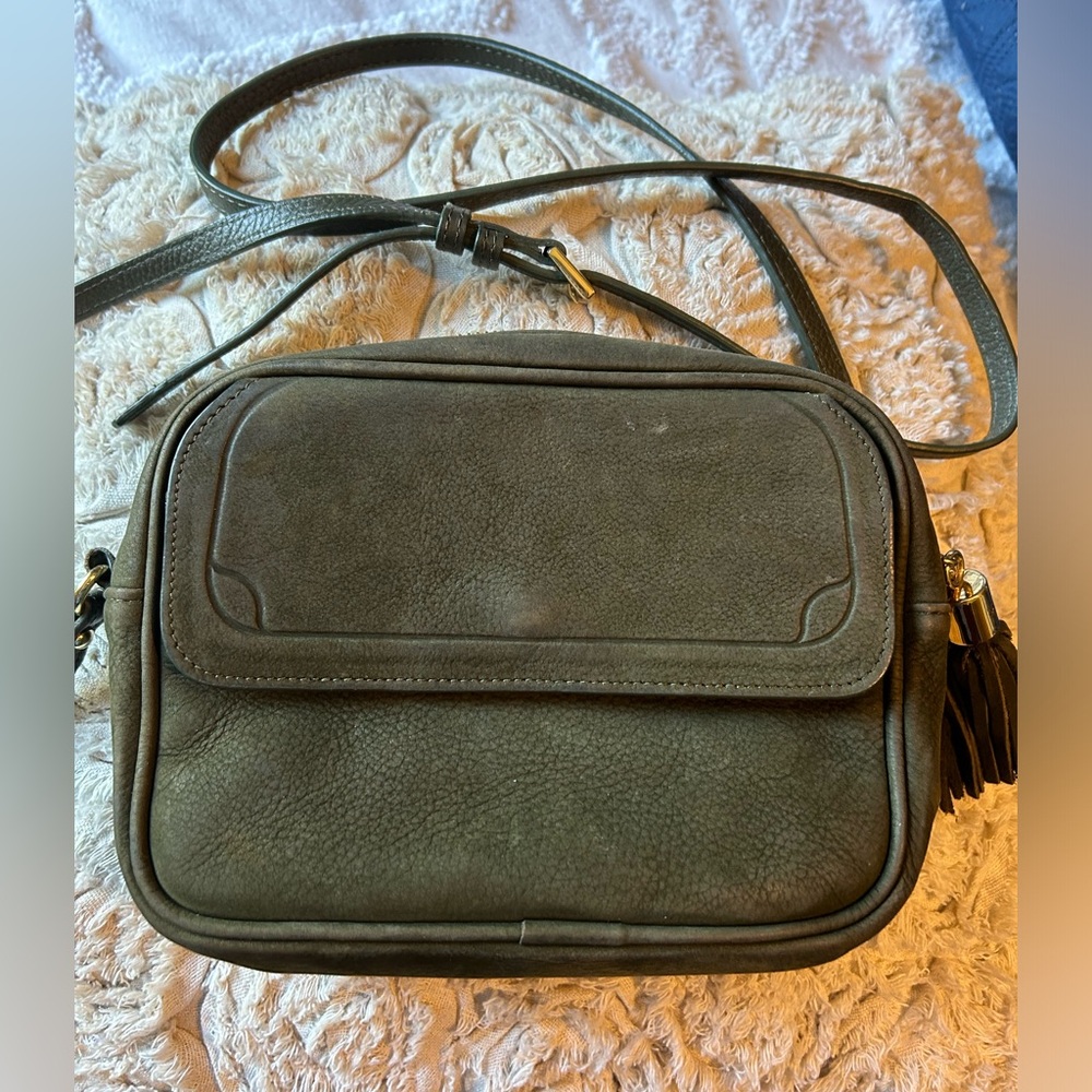GiGi New York Olive Crossbody Bag